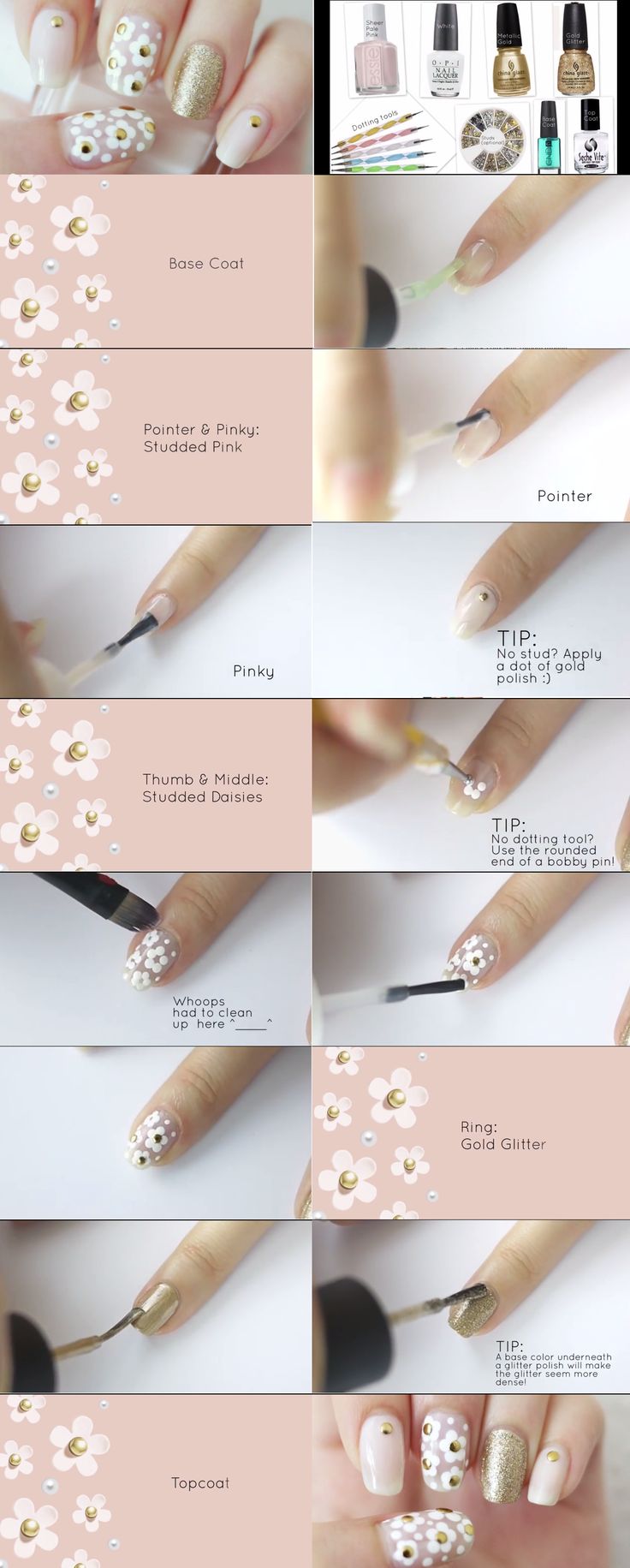 15 Amazing Step by Step Nail Tutorials