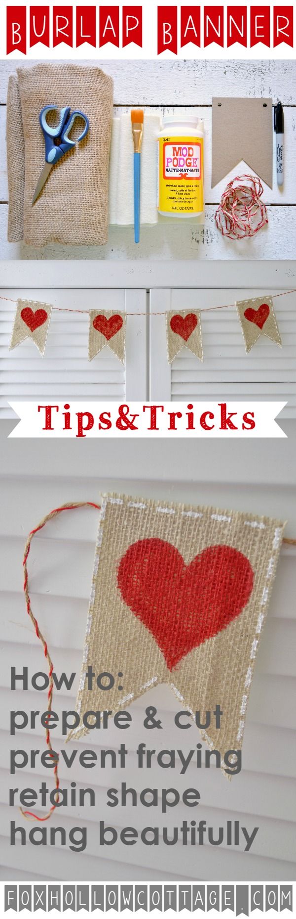 Burlap Banner