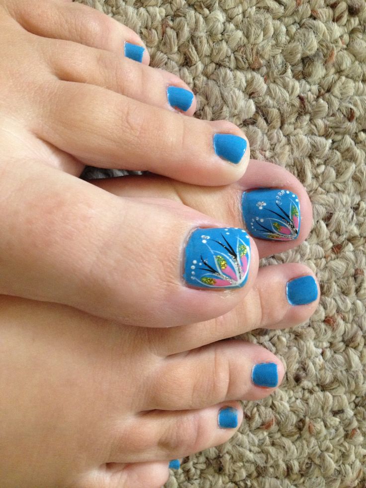 15 Easy Nail Art for Toes - Pretty Designs