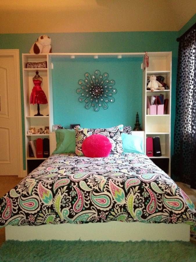 teen decorate bedroom floral bed designs pretty