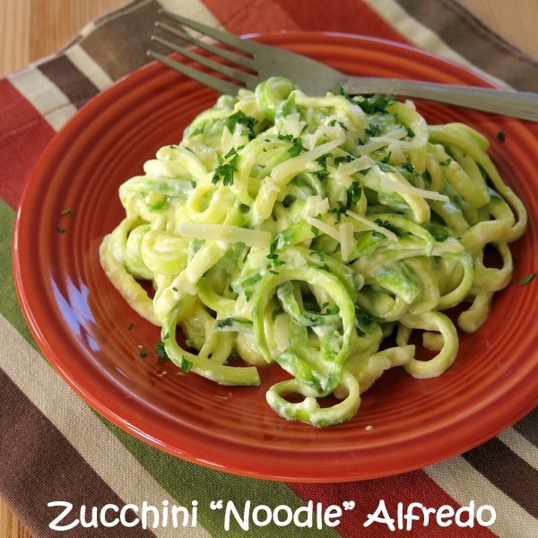 5-Ingredient Zucchini “Noodle” Alfredo