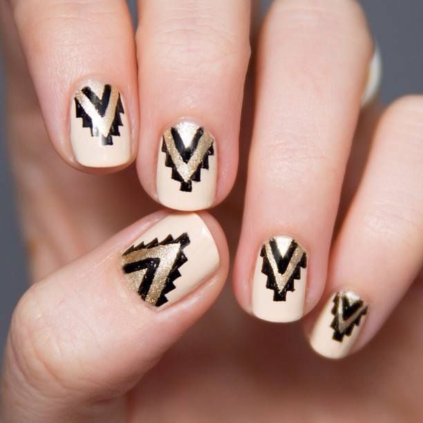 Aztec Nail Design Idea for 2017