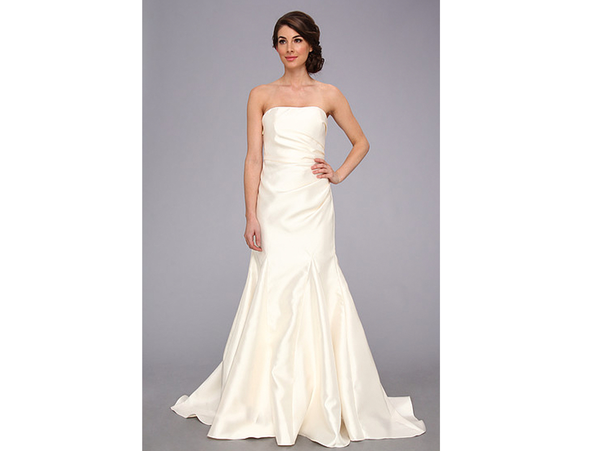 Badgley Mischka Satin Strapless Gown, $278