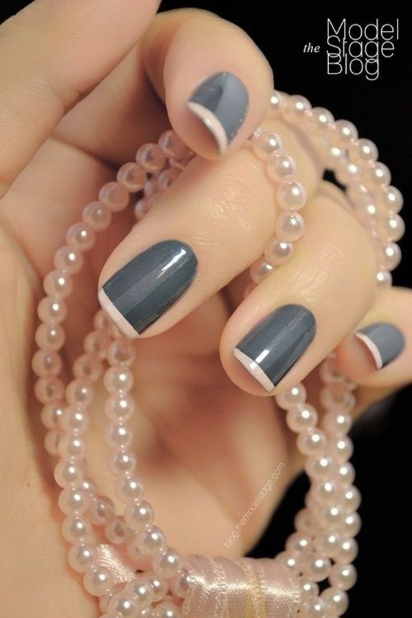 Beautiful French Manicure for Short Nails