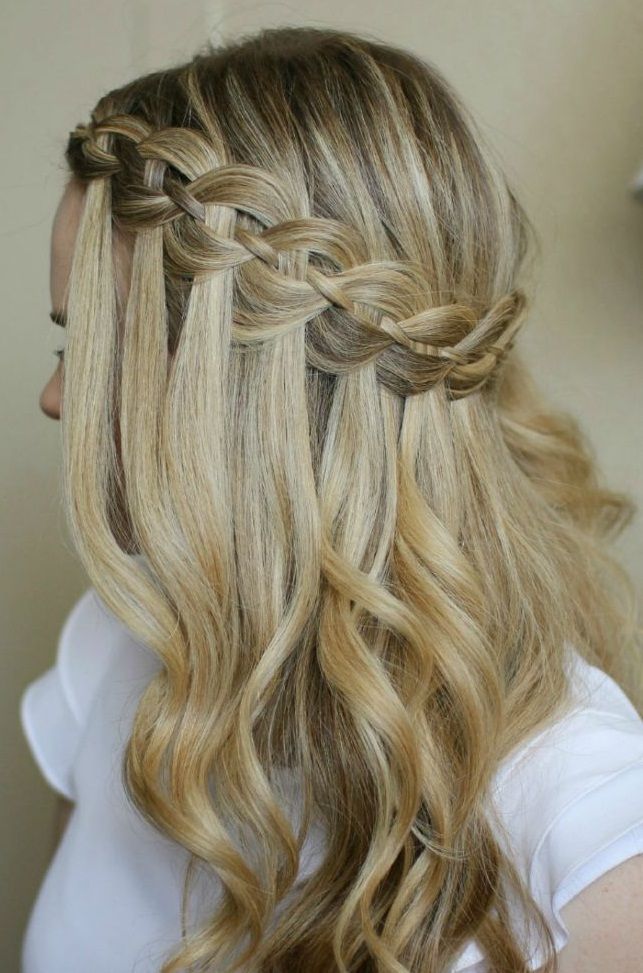 Beautiful Waterfall Braid