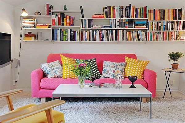 Bookshelf on the Wall