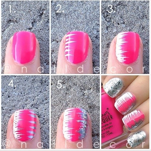 Brush Nail Design Tutorial