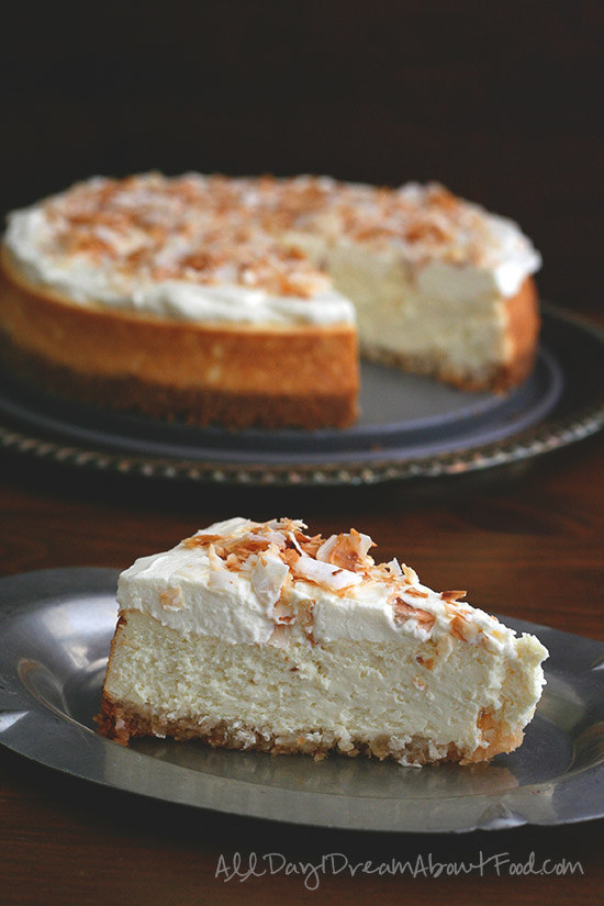 Coconut Cheesecake With a Macadamia Nut Crust