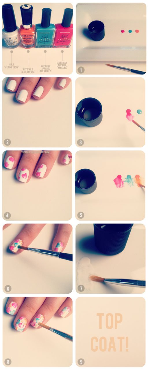 Colorful Nail Art Design