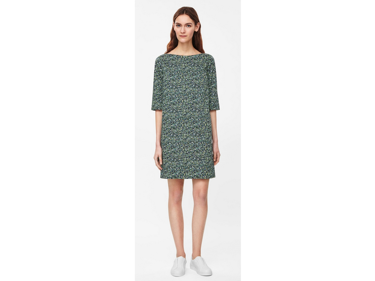 Cos Printed Cotton Dress, $125