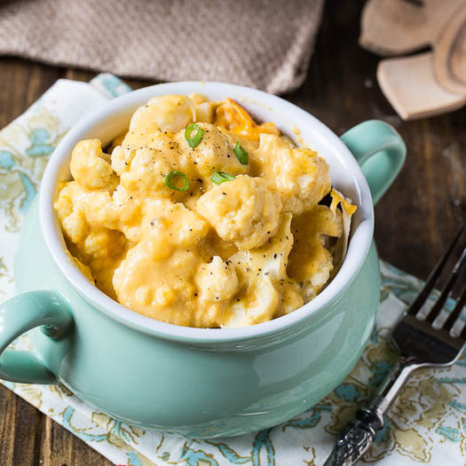 Crock Pot Cauliflower Cheese