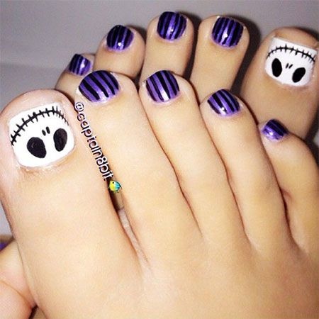 Cute Toe Nail Design