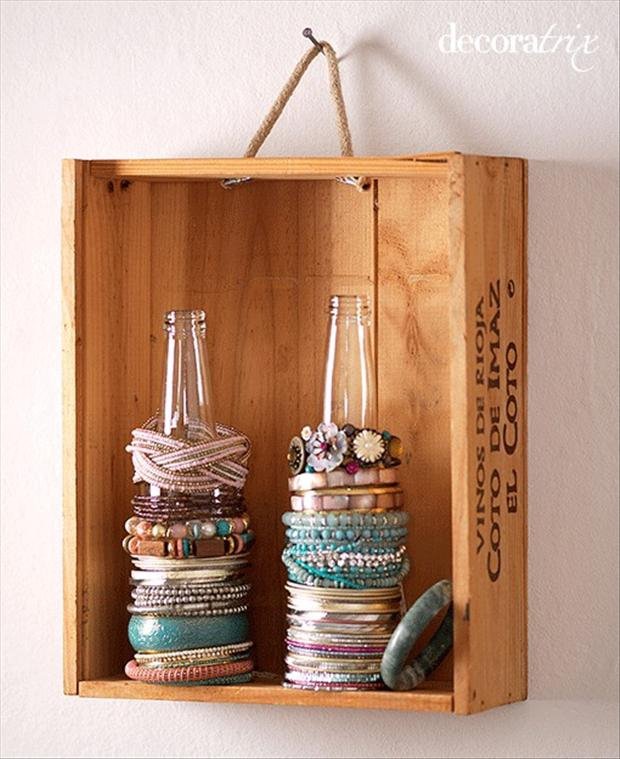 An Easy WallMounted DIY Jewelry Organizer  The Homes I Have Made