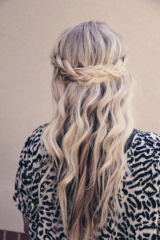 Fishtail Braid Crown