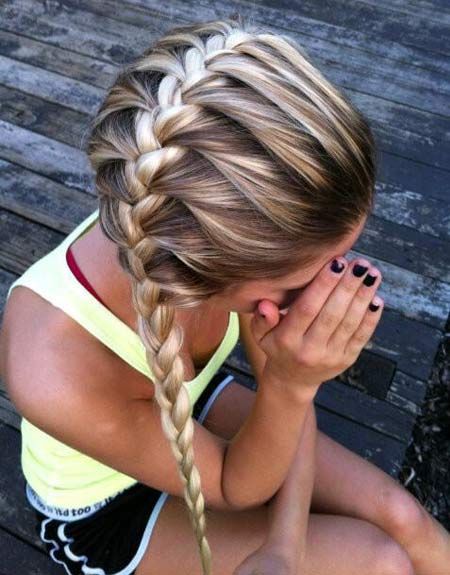 French Braid Hairstyle