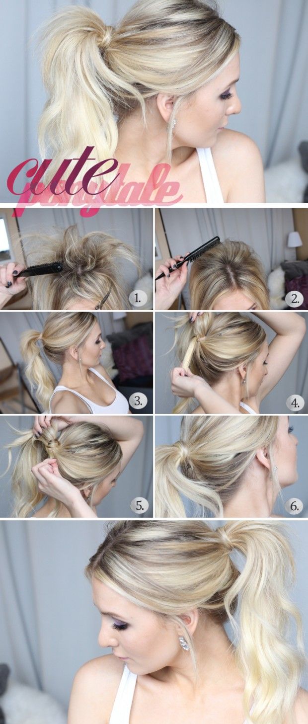 High Ponytail Hairstyle Tutorial