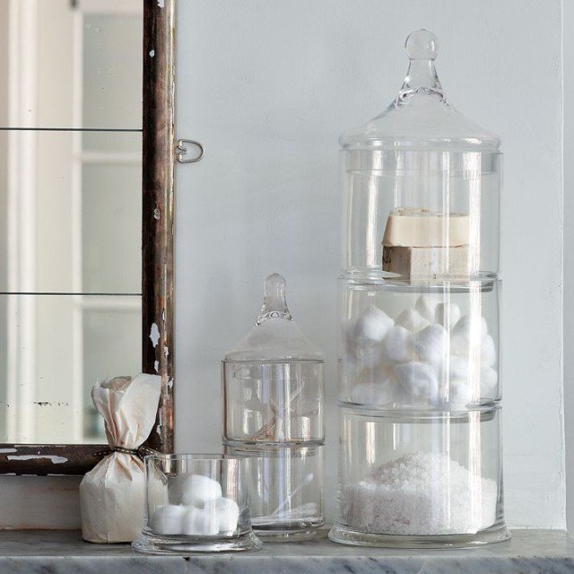 Hill Glass Jars