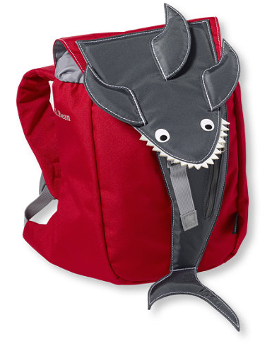 L.L. Bean Firey Red Shark backpack, $35
