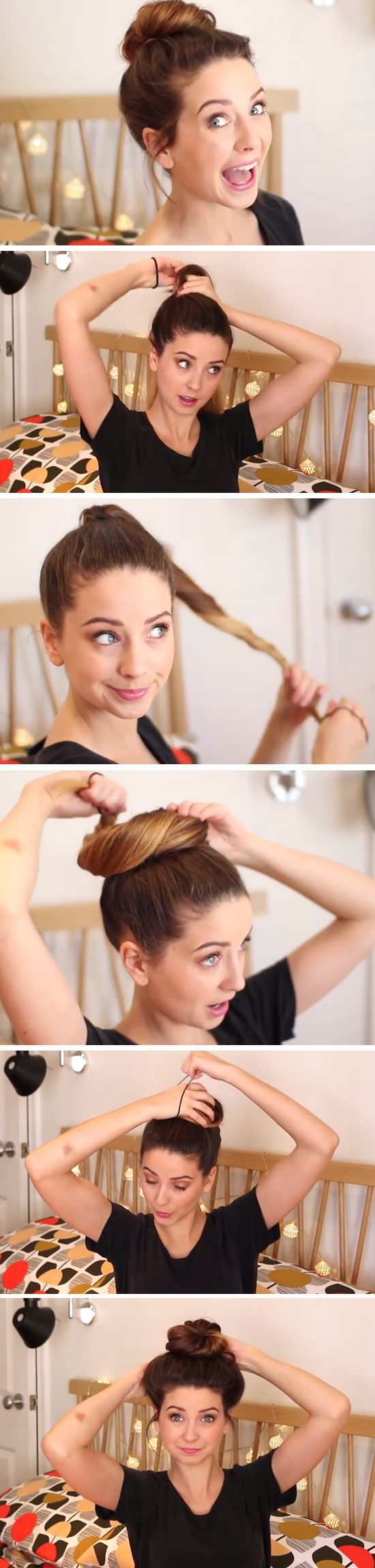 Messy Bun Hairstyle Tutorial