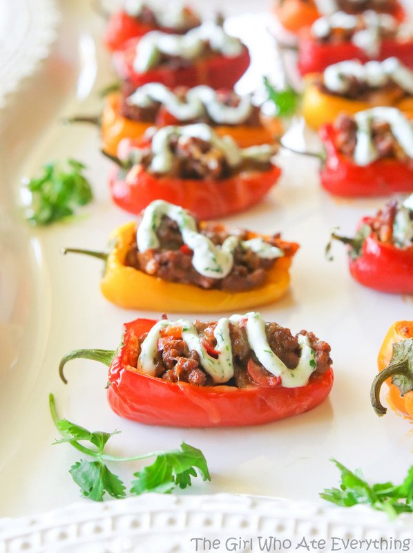 Mini Taco-Stuffed Peppers