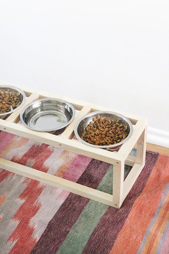 Modern Pet Bowl Stand