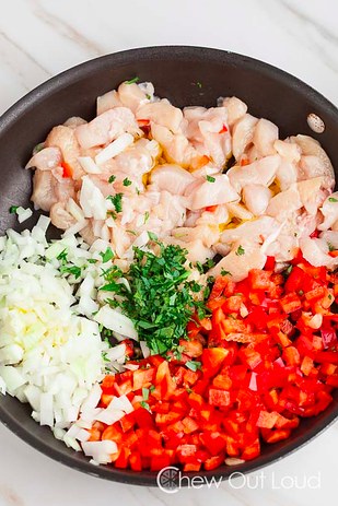 One-Pot Thai-Inspired Chicken and Rice