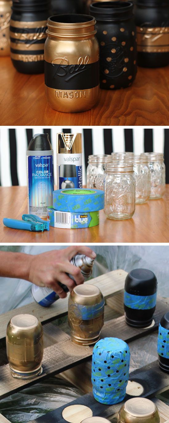 Painted Mason Jars