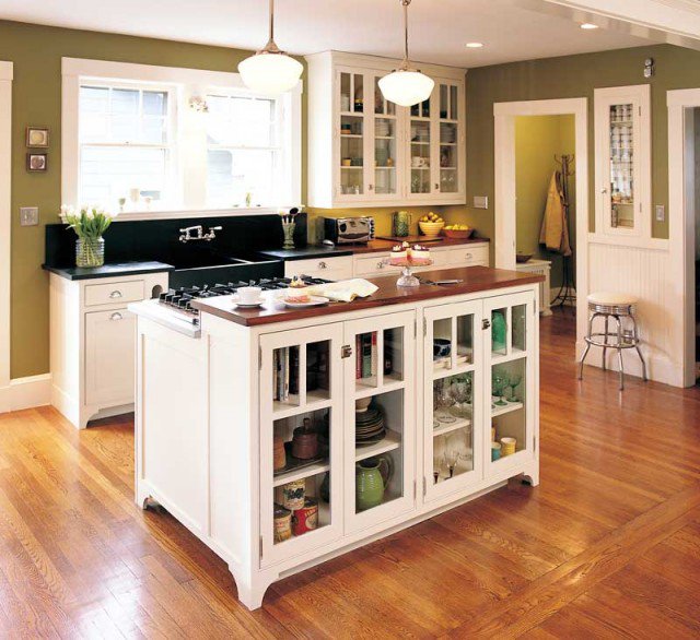 Space-Saving Kitchen Island