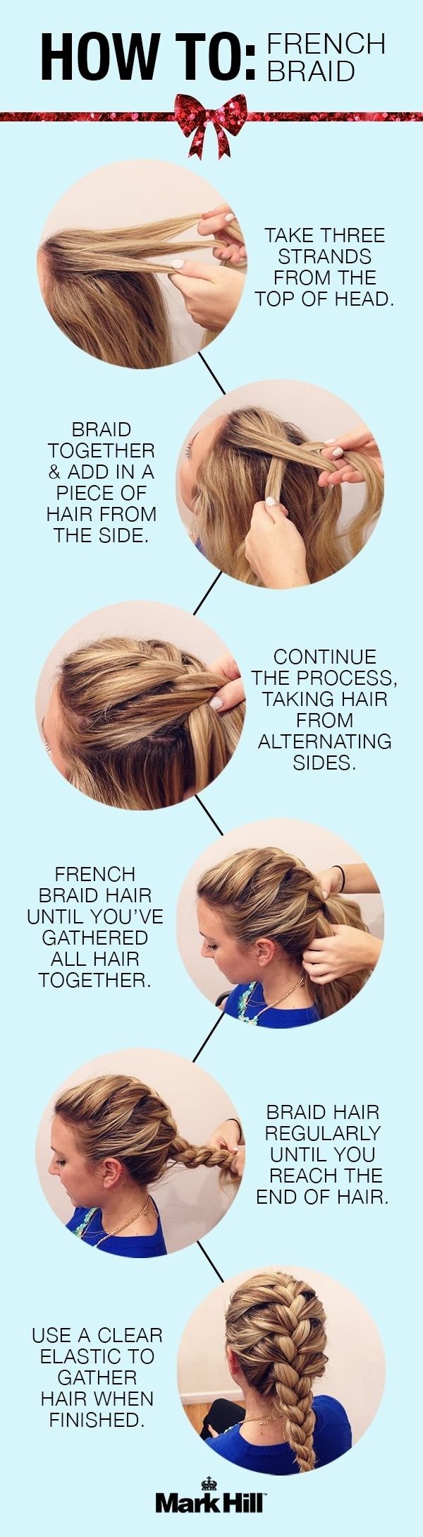 Stunning French Braid Hairstyle Tutorial