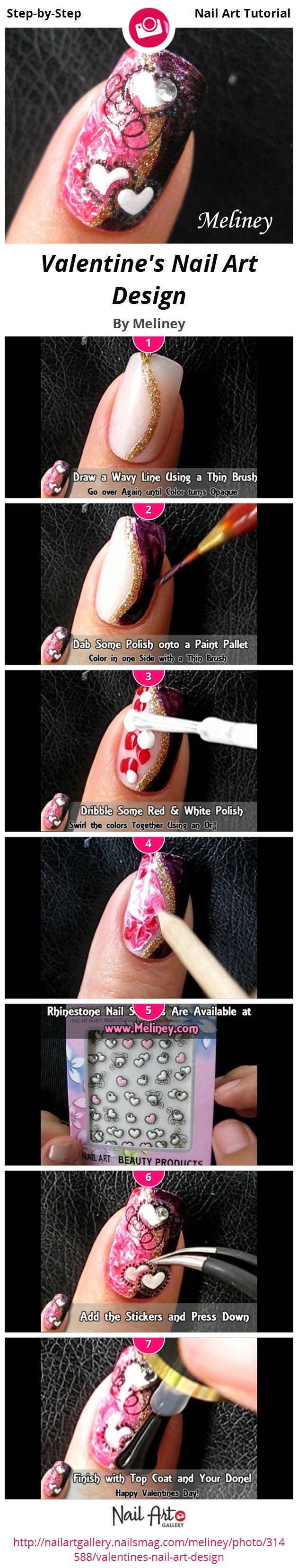 Valentine's Nail Design Tutorial