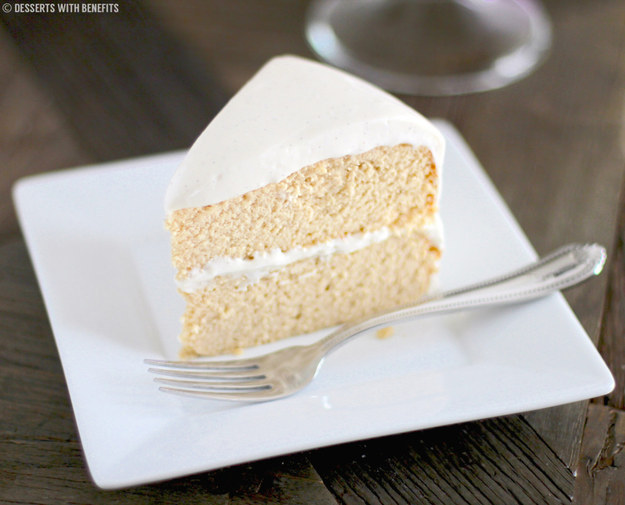 Vanilla Bean Cake With Cream Cheese Frosting