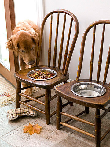 Vintage Food Holder Chairs