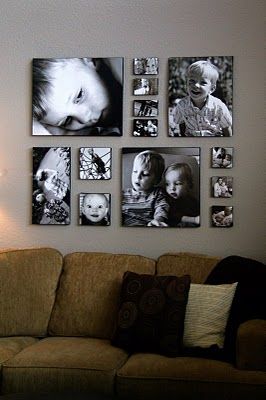 15 Ways to Make Photo Walls