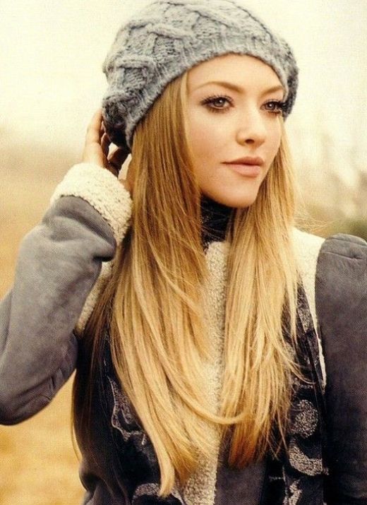 Amanda Seyfried Long Blond Ombre Hair