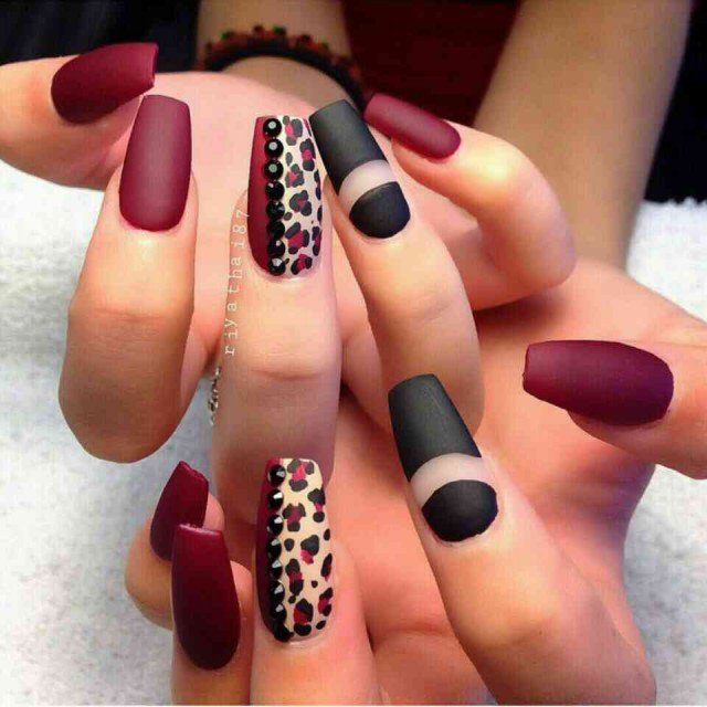 Animal Print Nail Design