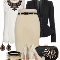 Black and Nude Outfit