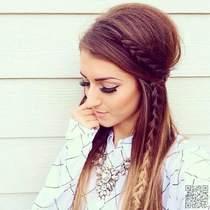 Boho-Chic Hairstyle for Long Hair
