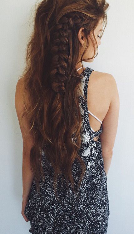 Boho-Chic Side Braid