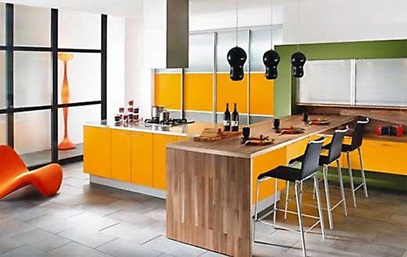 Colorful Kitchen Design