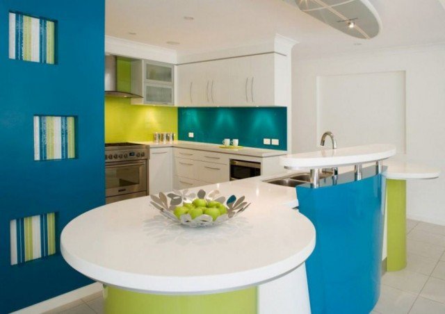 Colorful Kitchen Design