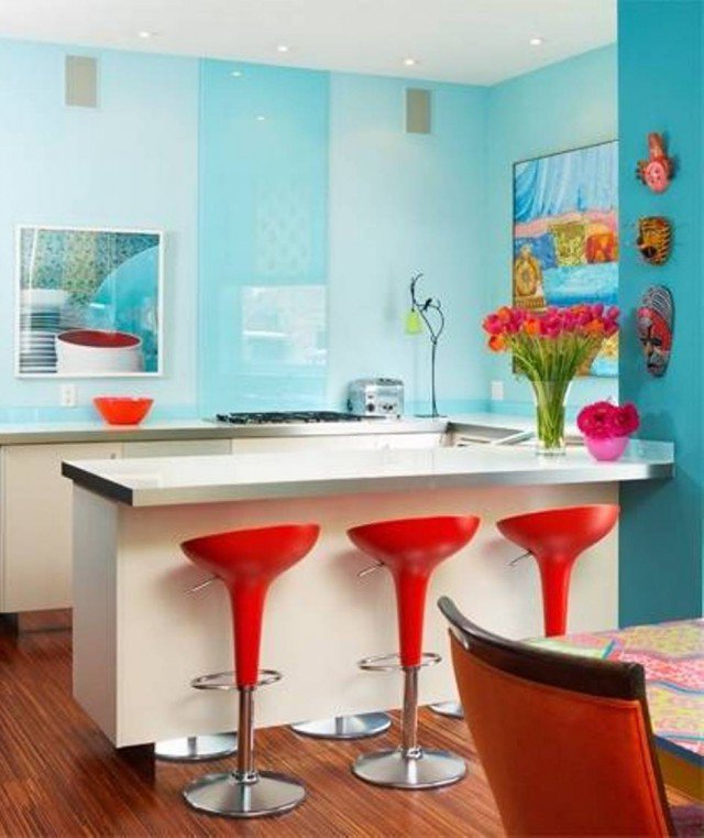 Colorful Kitchen Design