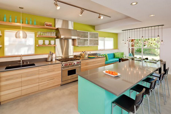 Colorful Kitchen Design