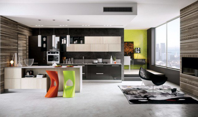 Colorful Kitchen Design
