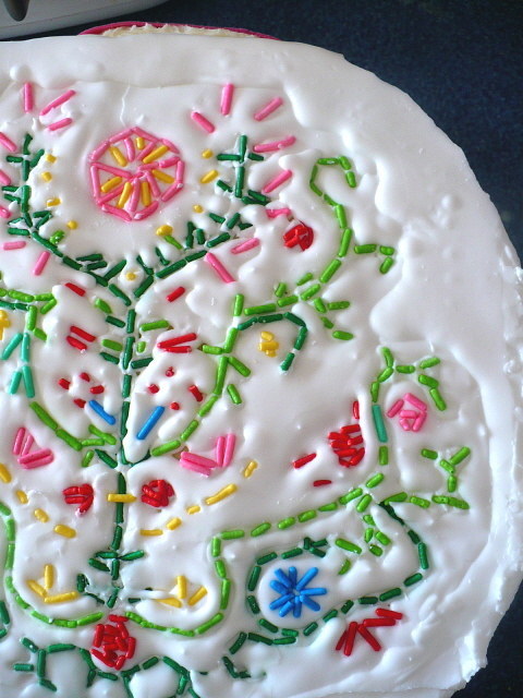 Embroider with sprinkles