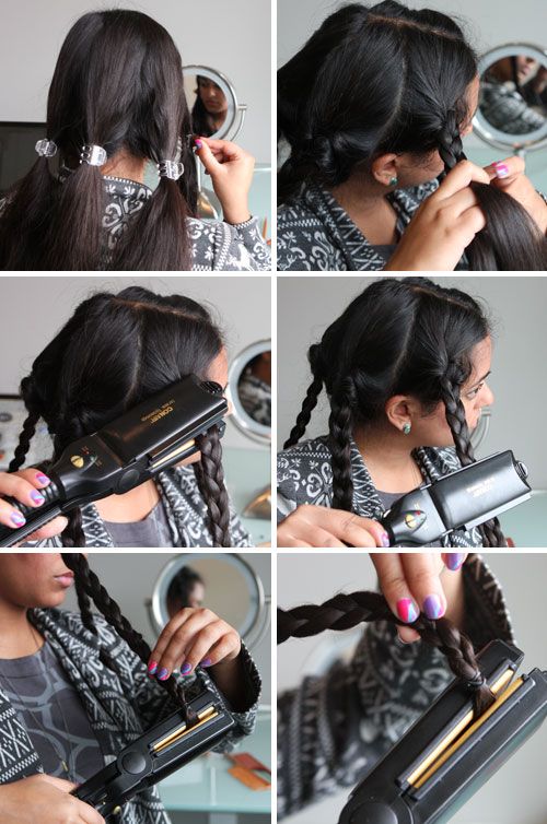 Flat Iron Braids