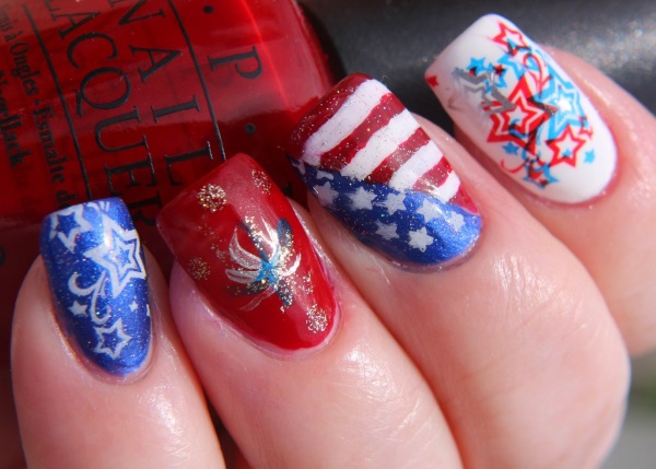 Fourth of July Nails