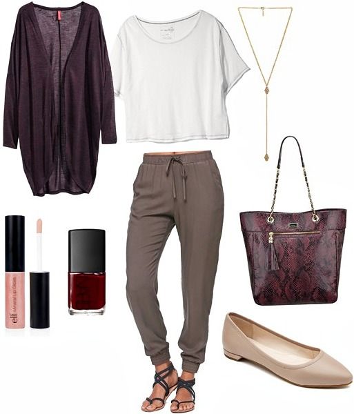 Night Out Outfit Idea - Slouchy Pants