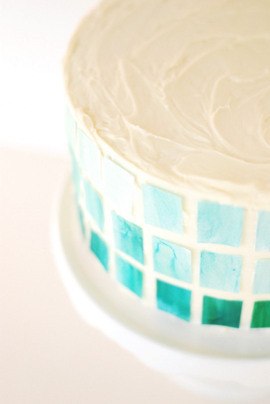 Ombre cake