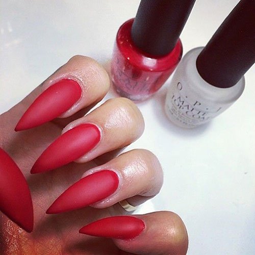 Red Nail Design