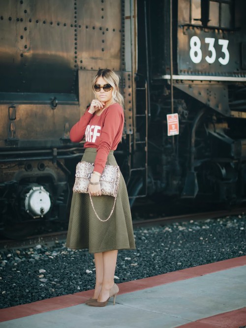 Sweater and Skirt